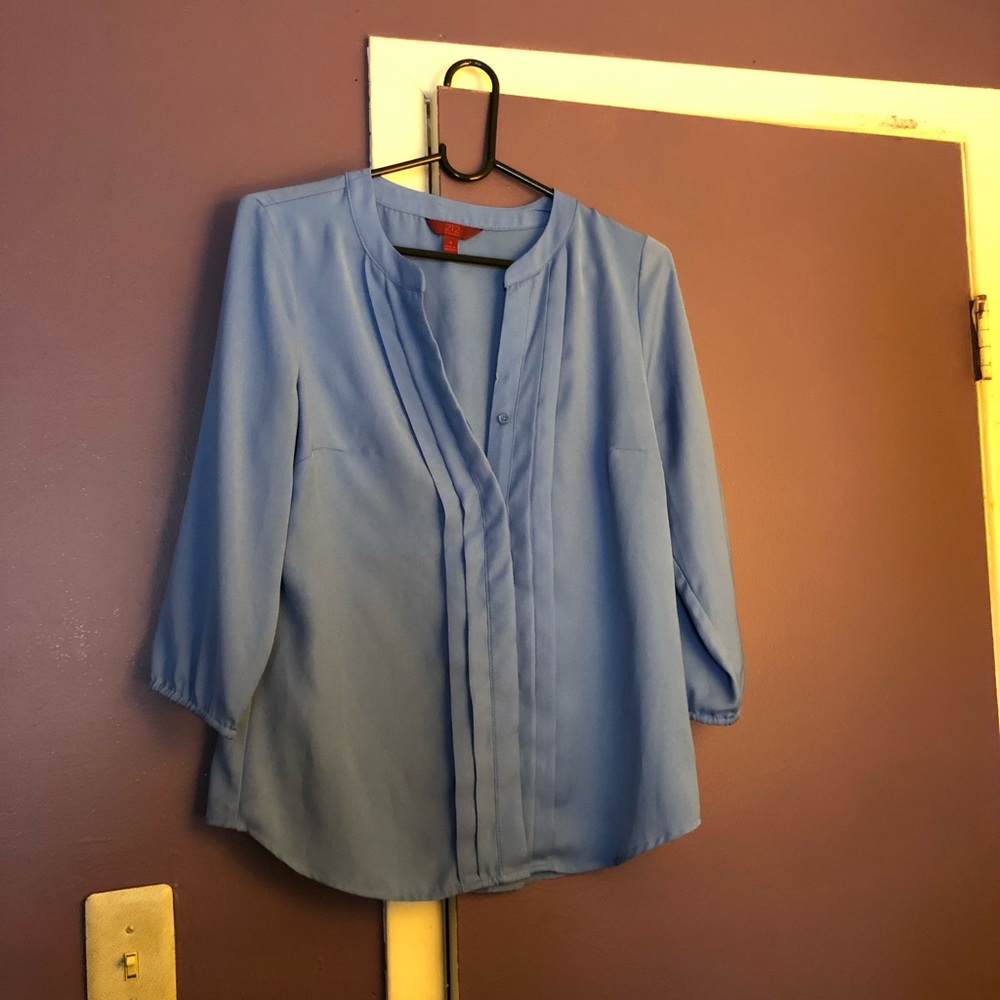 Sky blue blouse
